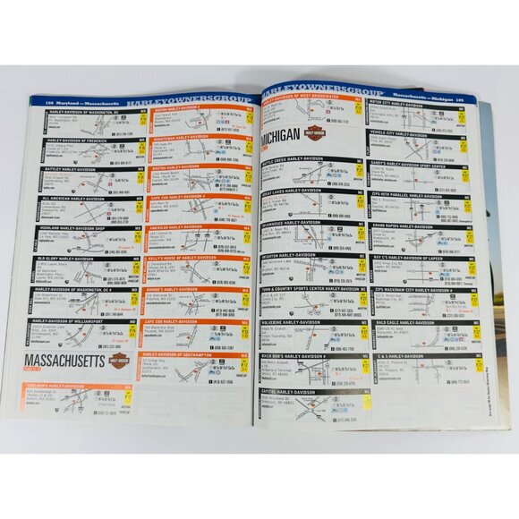 Harley Davidson HOG Touring Handbooks Adventure Guide & Custom Chrome Magazine - Picture 7 of 16